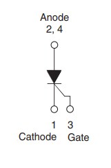 Schaltplan - Vishay AEC-Q101 SCR-Phasensteuerungs-Thyristoren